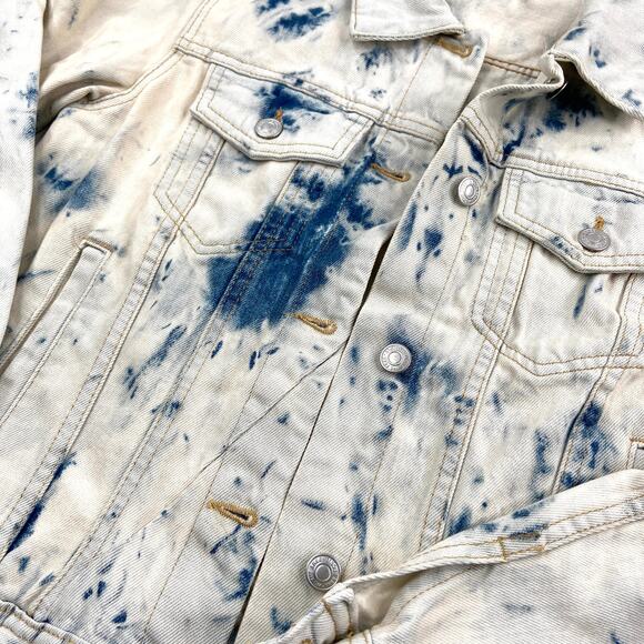 Free People | Rumors Acid Tie Dye Denim Jacket NWT - Picture 4 of 7